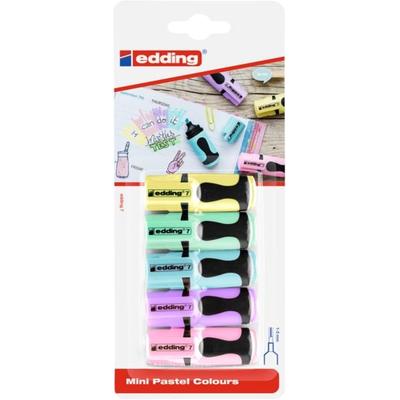 Edding Textmarker Mini Pastel, 5er Set