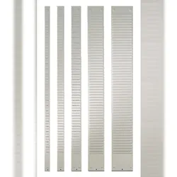 Nobo Träger für T-Karten 40 Fächer Aluminium für T-Karten Gr. 2 silber.