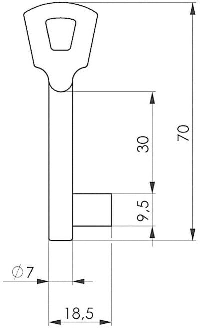 Pince à poussoir AMF n° 6840 taille 3 (93930)