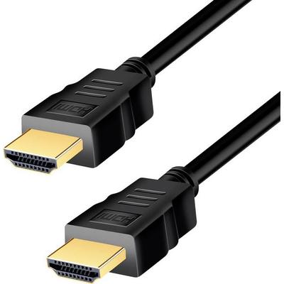 LogiLink HDMI AV Anschlusskabel [1x HDMI-Stecker - 1x HDMI-Stecker] 3m Schwarz