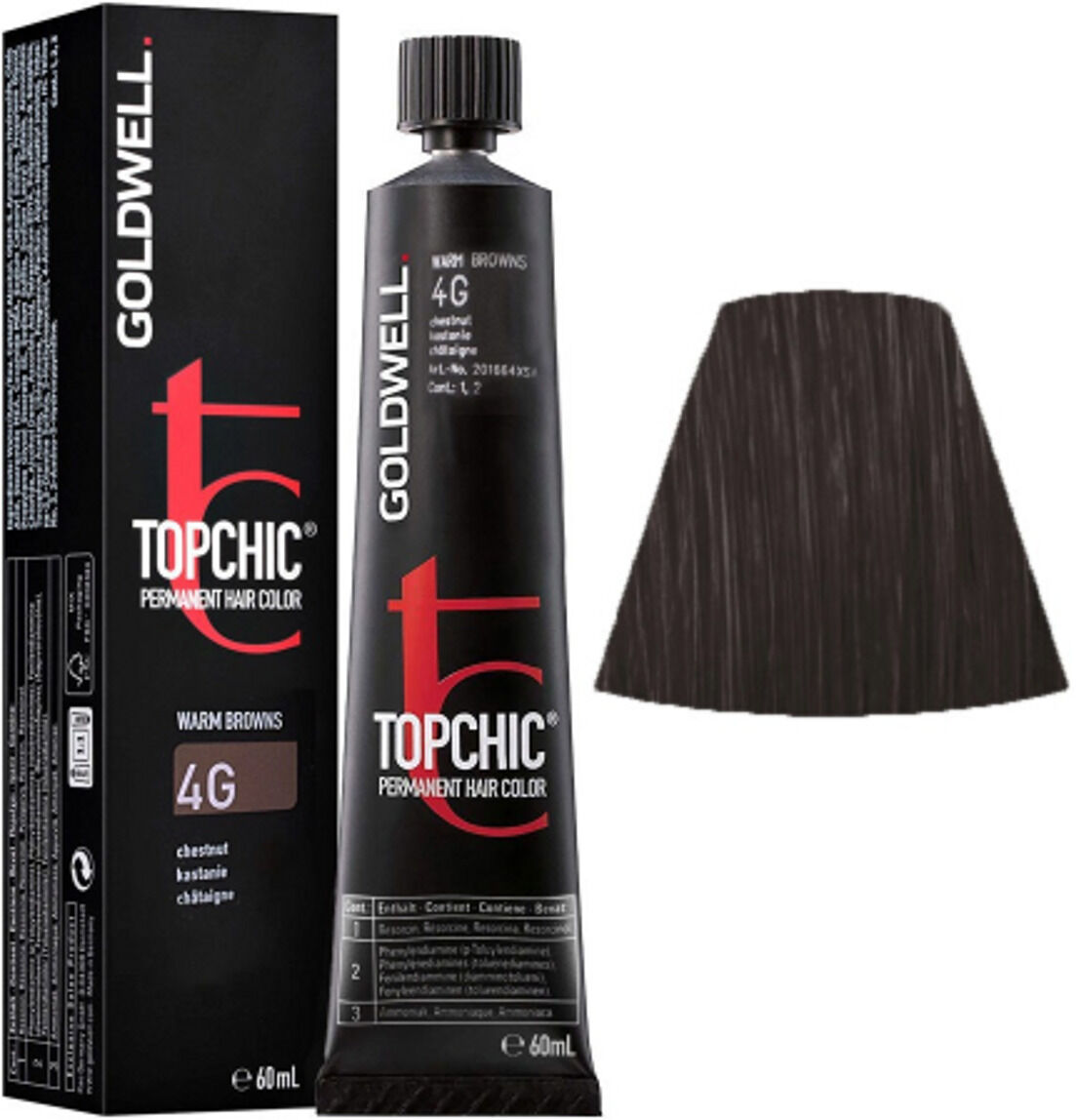 Goldwell Topchic The Browns Permanente Haarfarbe 60 ml 4G
