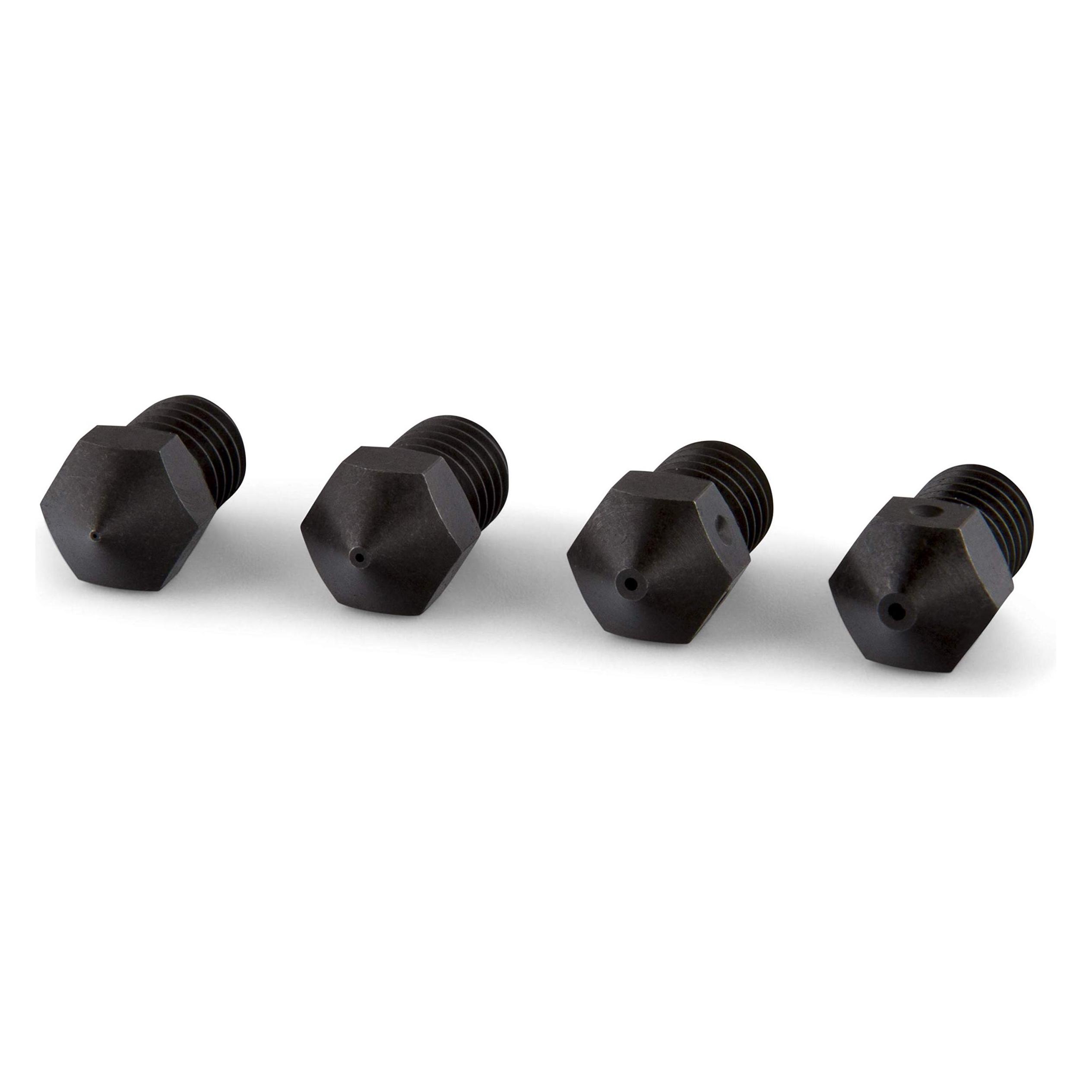 Prima Creator RepRap M6 verschiedene Grössen gehärtet 3 mm - Nozzle x 4 (Düse) (PC-NMP-2468H-RRM6)
