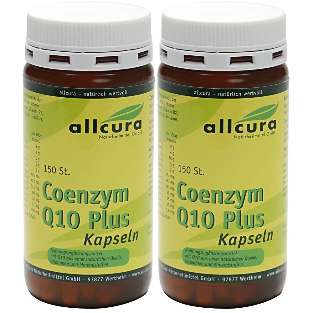 Coenzym Q10 Plus Kapseln 2x 2x150 St