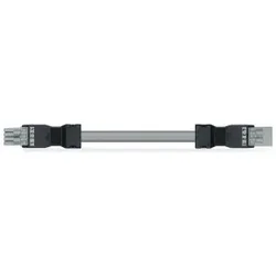 Wago 891-8994/006-603 konfektionierte Verbindungsleitung,Eca,Buchse Stecker,grau 8918994006603