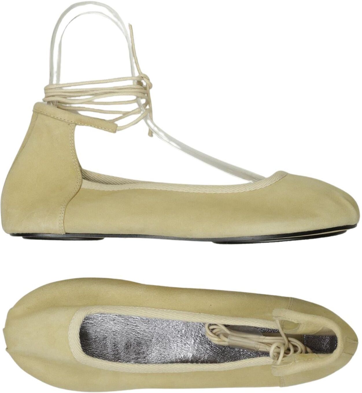 flip*flop Damen Ballerina, Beige, Gr. EU 40, Leder - Second Hand