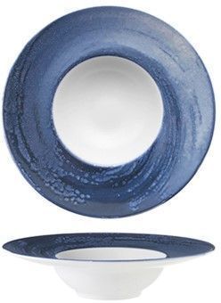 Tirolix Piatto Pasta 25 cm Vortice Blu