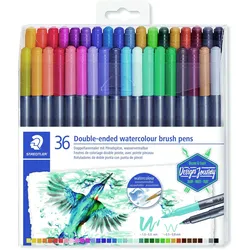 STAEDTLER Brush-Pens Mehrfarbig 1.0 mm