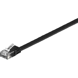 Goobay Flachkabel U/UTP Cat6 schwarz 20,0m 95385