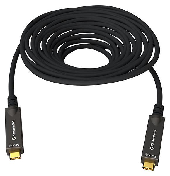 Kindermann USB 3.2Gen2 AOC Kabel USB-C/C - Kabel - Digital/Daten
