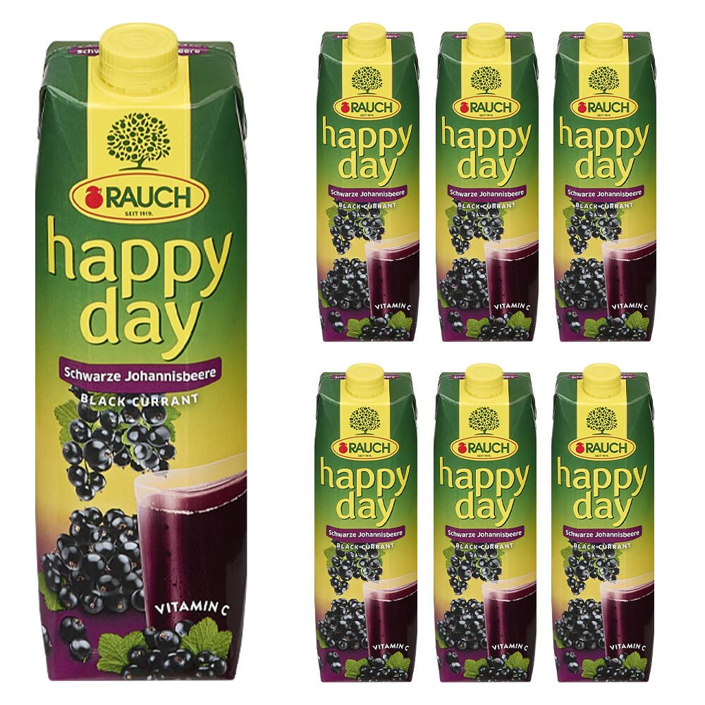 happy day Fruchtnektar Schwarze Johannisbeere 35611A