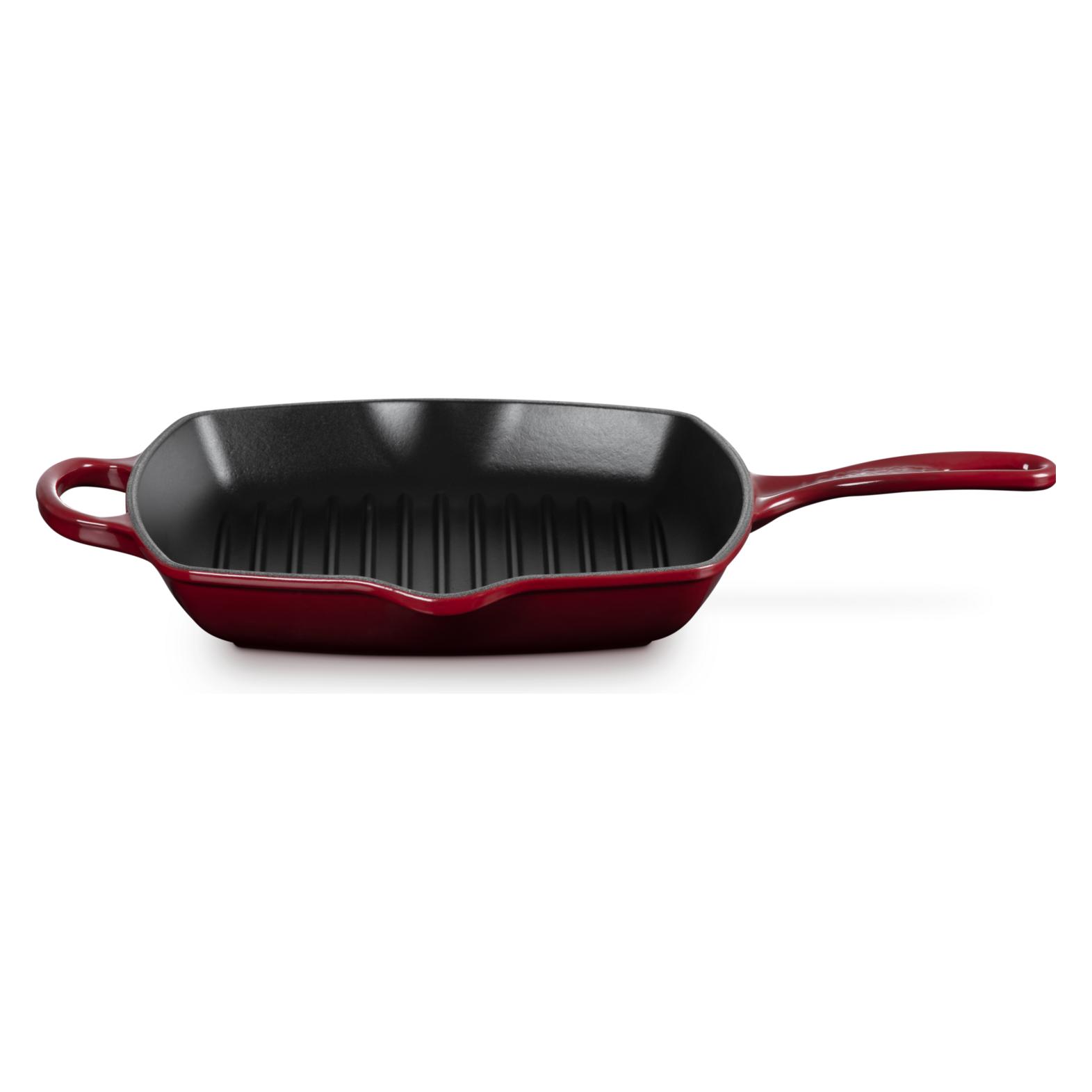 Le Creuset Grillpfanne quadratisch SIGNATURE Rhone (Bratpfanne, Gusseisen, 26 x 5.30 cm) (20183269490422)