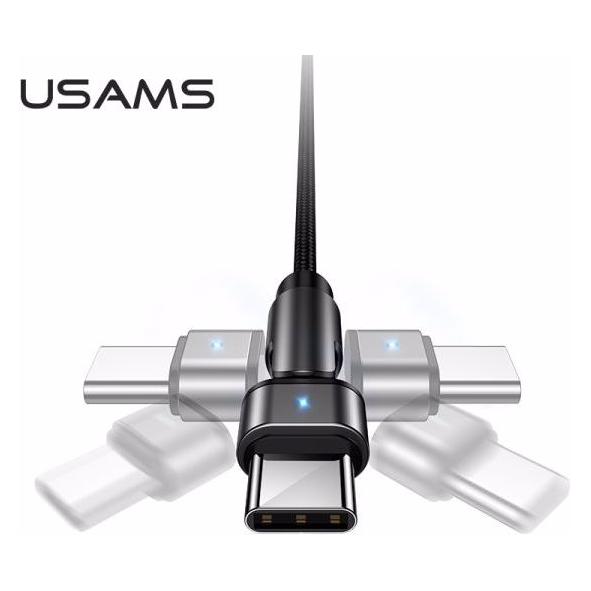 Usams U60 Rotatable Charging Cable (1 m, USB 2.0) (SJ477USB02)