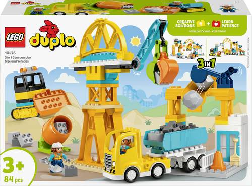 10476 LEGO DUPLO Baustelle mit Baufahrzeugen - 3-in-1-Set (10476)
