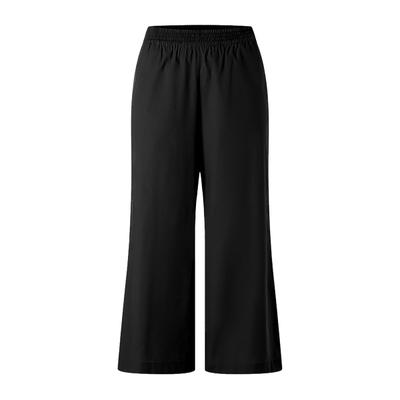 Stoffhose MAERZ MUENCHEN "Maerz Muenchen 142300 Freizeithose Damen Bekleidung", Damen, Gr. 38, EURO-Größen, schwarz, 100% Baumwolle, normal, Hosen Stoffhose