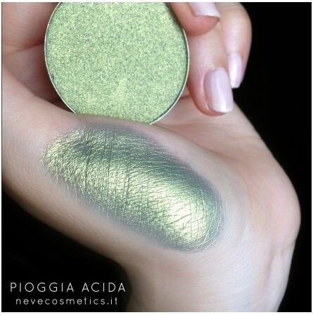 neve cosmetics Ombretto Duochrome Verde Oro Pioggia Acida