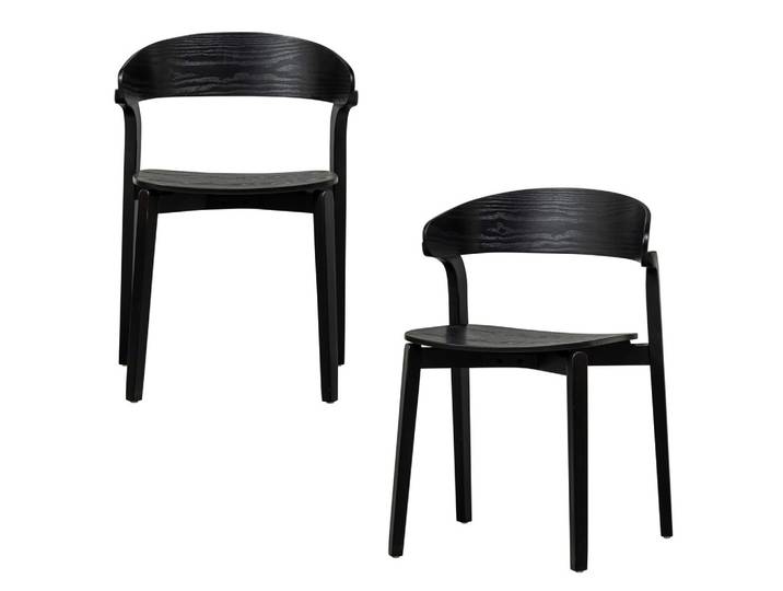STUHL-SET Cras Schwarz B: 52cm