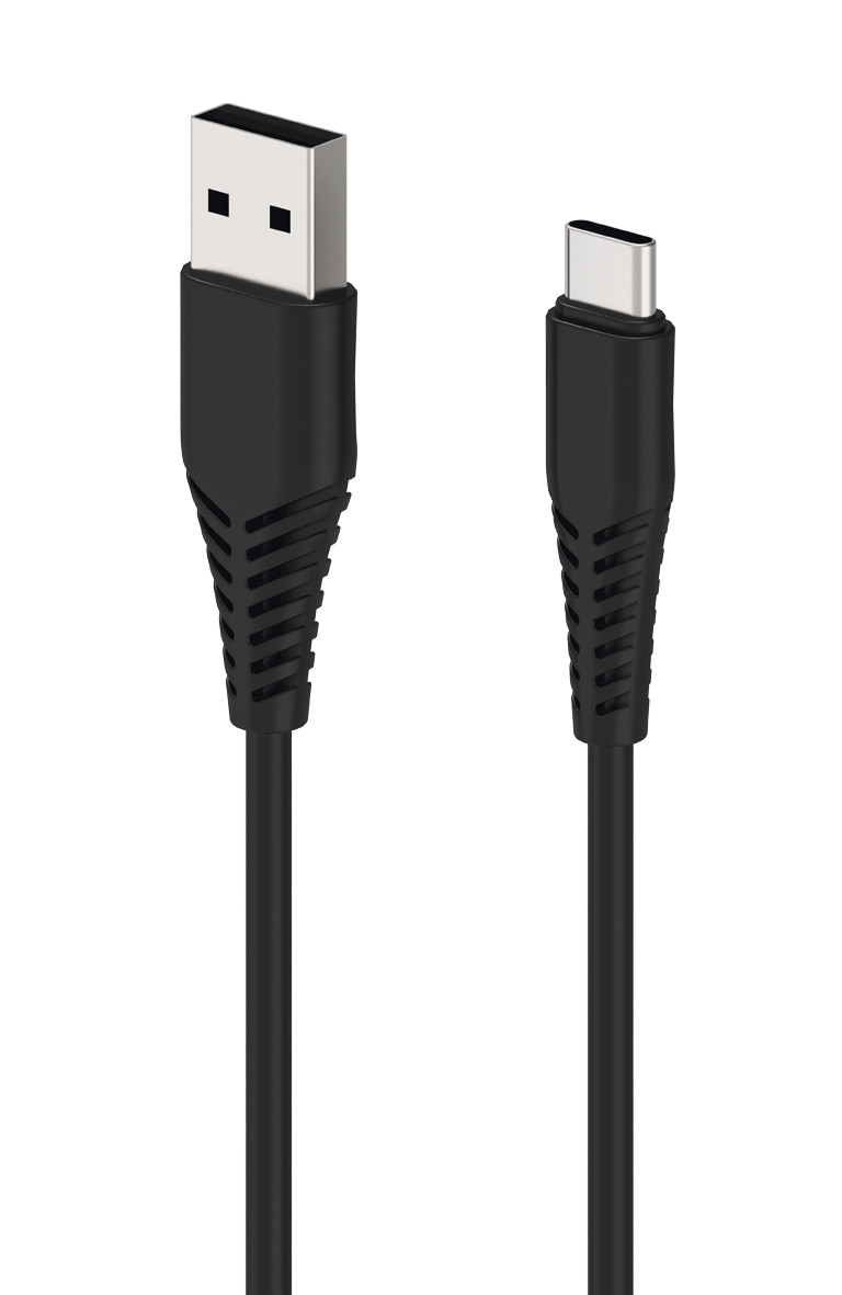2GO USB Type-C Ladekabel - zwart - 100 cm