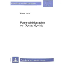 Personalbibliographie von Gustav Meyrink, Fachbücher von Evelin Aster