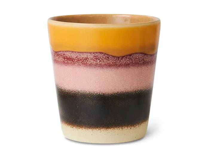 HKliving Tasse des années 70 Sunset