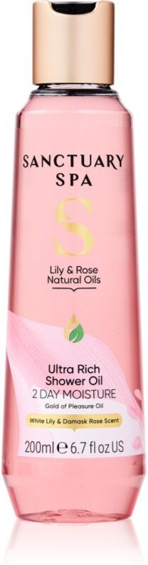 Sanctuary Spa Lily & Rose Natural Oils huile douche traitante 200 ml