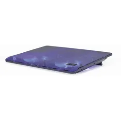 Gembird NBS-2F15-05 Llaptop-Kühlpad 39,6 cm (15.6") 1500 RPM Schwarz