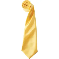 Premier Workwear Unisex Satin Krawatte 'Colours' PR750 sunflower (ca. pantone 136c) 144 x 8,5 cm