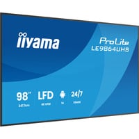 ProLite LE9864UHS-B1AG, Public Display schwarz (matt), UltraHD/4K, VA, WiFi, Fernbedienung