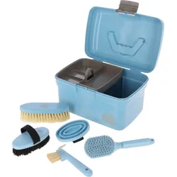 Putzbox Waterlily mit Putzzeug Putzkiste Pastellblau