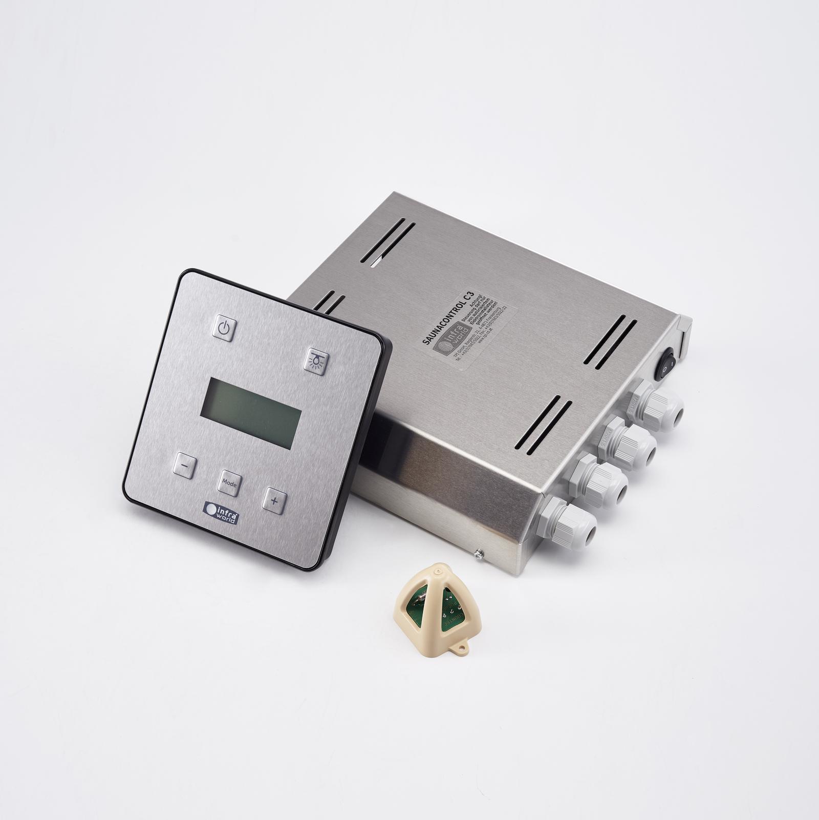 Infraworld Saunasteuerung Saunacontrol C0 für Verdampfer u. Saunaofen B6702
