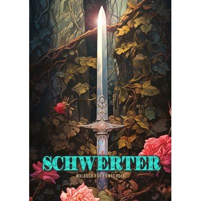 Schwerter Malbuch für Erwachsene, Taschenbuch von Monsoon Publishing,Musterstück Grafik, Epubli, 978-3-7584-3197-5