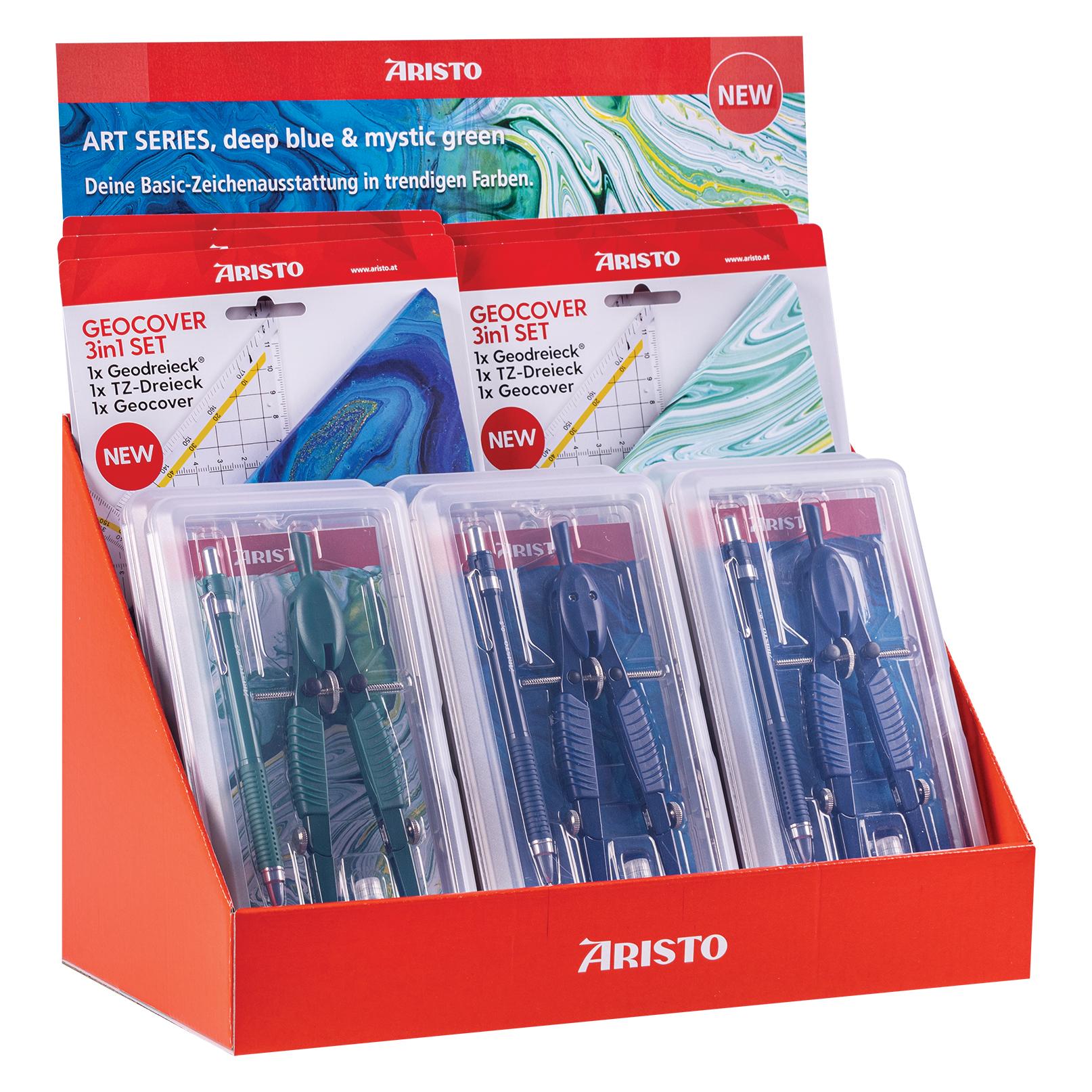 Aristo Art Series Display, 12 Stk. je 3x 18101B, 18102B, 55808, 55809 (VD559910)