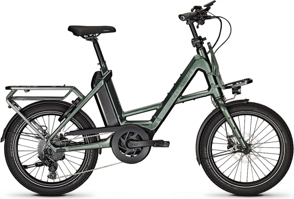Kalkhoff ENDEAVOUR C+ MOVE 20in Compact ONESIZE techgreen glossy - komfortabl...