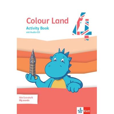 Colour Land 4. Ab Klasse 3. Activity Book mit Audio-CD Klasse 4, Set von , Klett Schulbuchverlag, 978-3-12-589462-4