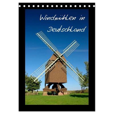 Windmühlen in Deutschland (Tischkalender 2026 DIN A5 hoch), CALVENDO Monatskalender