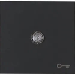 Kopp 490466005 HK07 - Flächenwippe mit Linse und Symbol ”Schlüssel”, Farbe: anthrazit