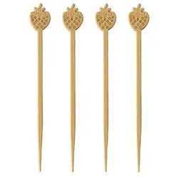 Papstar 1000 Fingerfood - Picker pure 9 cm Strawberry