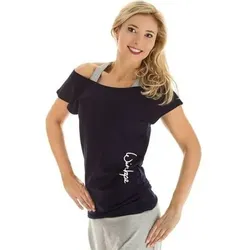 WINSHAPE Damen Dance-Shirt WTR12, Größe L in Blau Blau