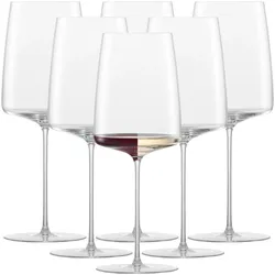 Zwiesel Simplify Weingläser kraftvoll & würzig, Weingläser, Transparent