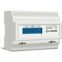 Velleman, Energiemessgerät, Dreiphasiges Kwh-Messgerät Für Hutschienenmontage - 7 Module - Für Professionelle Anwendung