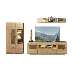 uno Wohnkombination  Madera II , holzfarben , Maße (cm): B: 305 H: 171 T: 47.0
