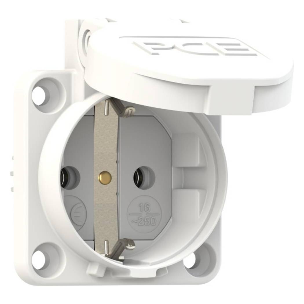 PCE 105-0ww Anbau-Steckdose IP44 Weiss (105-0ww)