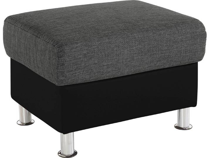 TRENDMANUFAKTUR Hocker Rondo III 67 cm, Hocker, komfortabel, Federkern optional, Chromfüße, wahlweise mit komfortablem Federkern, frei im Raum stellbar