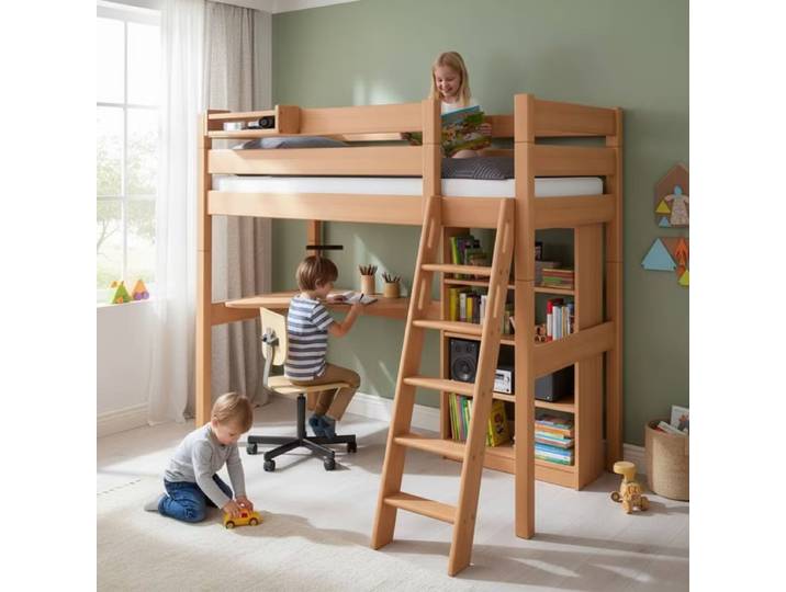 Hochbett Stockholm 2 - Buche