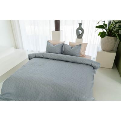 Wendebettwäsche KAYORI "Koko", blau, B/L: 155cm x 220cm, 1 Stk., 1 Stk., Lyocell, B/L: 80cm x 80cm, 2 Stk., Lyocell, Obermaterial: 100% Baumwolle, Bettwäsche, Wendebettwäsche, Atmungsaktiv & saugfähig