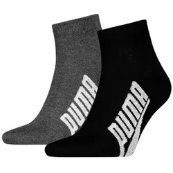 Puma 2P Lifestyle Quarter Sock Schwarz Gr 35/38