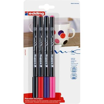 edding 4200 Porzellan Pinselstifte 1-4mm 4er Set