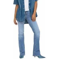ONLY Blush Flared Jeans in Blau mit Taschen-M-L32