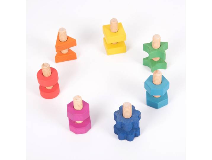 Set de 7 écrous à visser