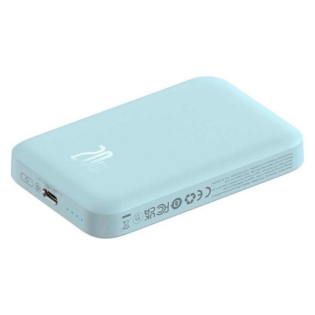 Baseus Powerbank mini 6000 mAh 20W (blue) (6000 mAh, 20 W, 22.20 Wh) (P10059002313-00)