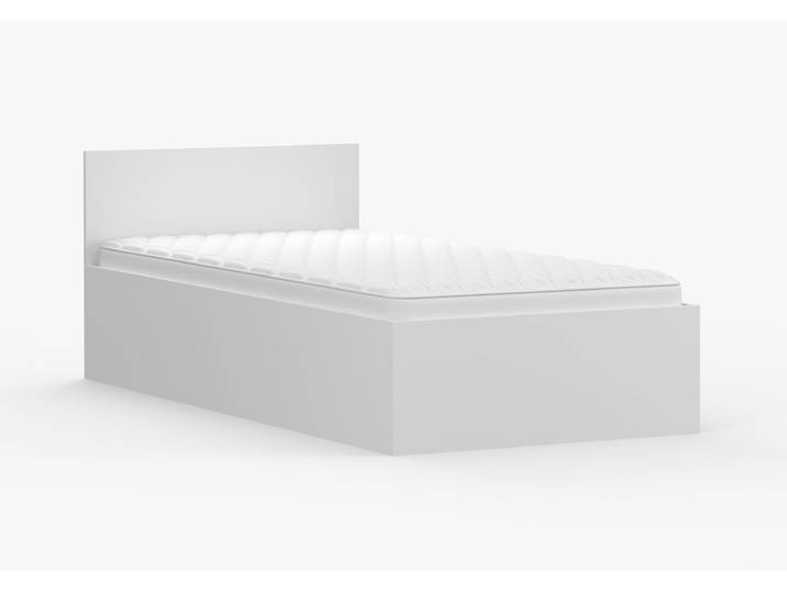 Bett 90x200 JONAS I 46 Weiß Weiß